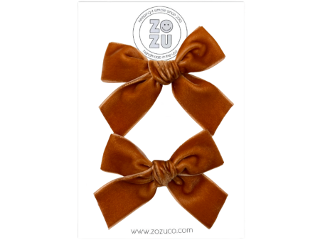 Pumpkin Velvet :: Mini Explorer Ribbon Pigtail Set Hot on Sale