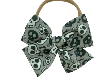 Monochrome Skulls :: Mini Voyager Bow For Sale