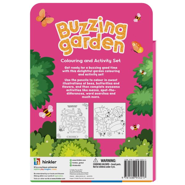 Buzzing Garden Colouring & Activity Set Online