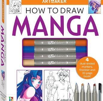 Art Maker Essentials: How To Draw Manga Kit (White Cover) For Cheap