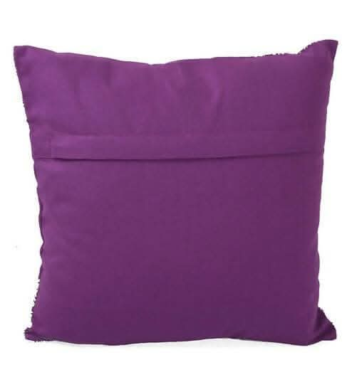 Lushomes 16x16 Inch Violet Foil Printed Cushion Covers (Set of 2) on Sale