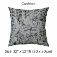 Lushomes Car Cushion Pillows Set of 4, Light Grey Velvet, 2 Neck Rest & 2 Seat Cushions Online