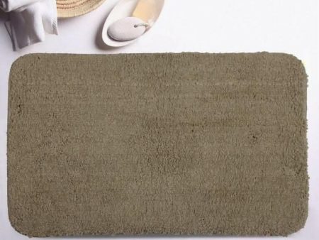 Lushomes Bathroom Mat (1800 GSM, 19 x 30 Inch, Beige) Discount