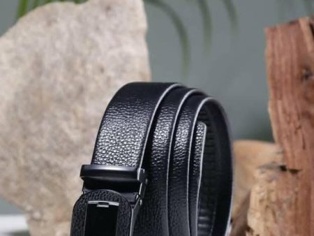 ZEVORA Genuine Leather Belt (Black) Online