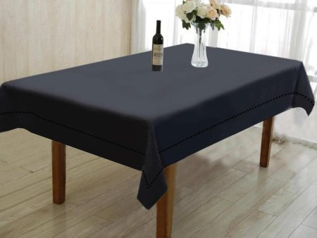 Lushomes Luxurious Black Table Cloth for 6-Seater Rectangular Tables (54 x 78)  Hot on Sale